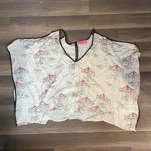 CRAZY FISH SIZE: L CROP TOP